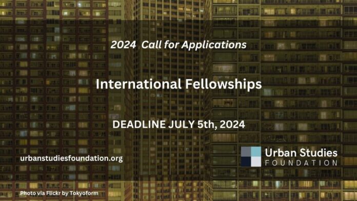 urban-studies-foundation-international-fellowship-2024
