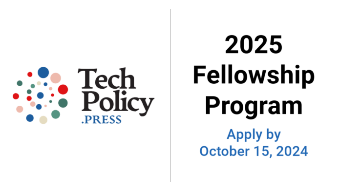 Tech Policy Press 2025 Fellowship